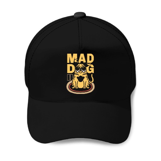 Mad Dog Animal Baseball Caps