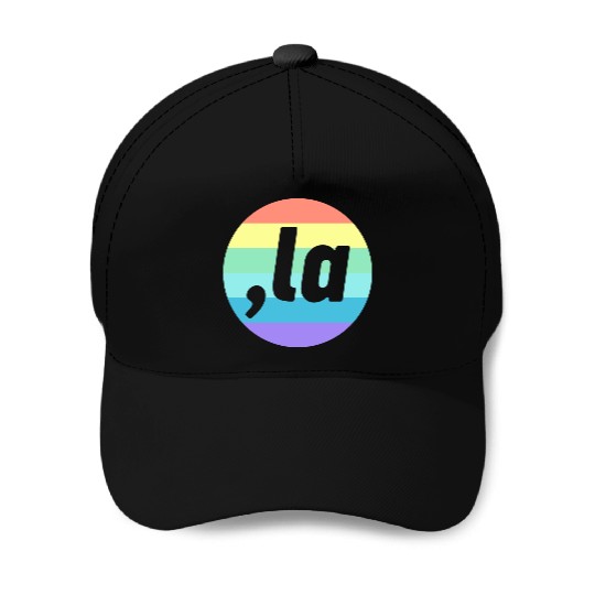 Kamala Harris Comma La Rainbow Election 2024 Baseball Caps
