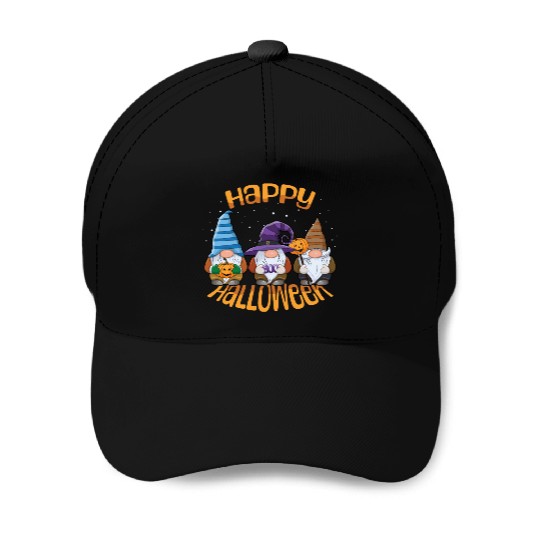 Happy Halloween Gnomes Baseball Caps