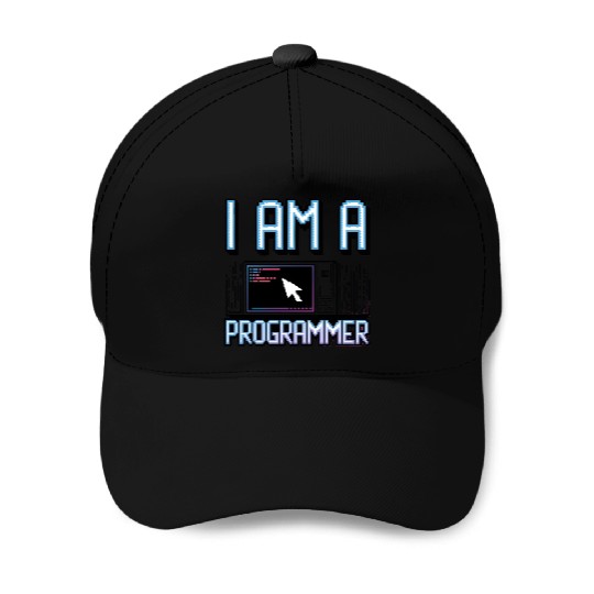I'm a programmer Baseball Caps