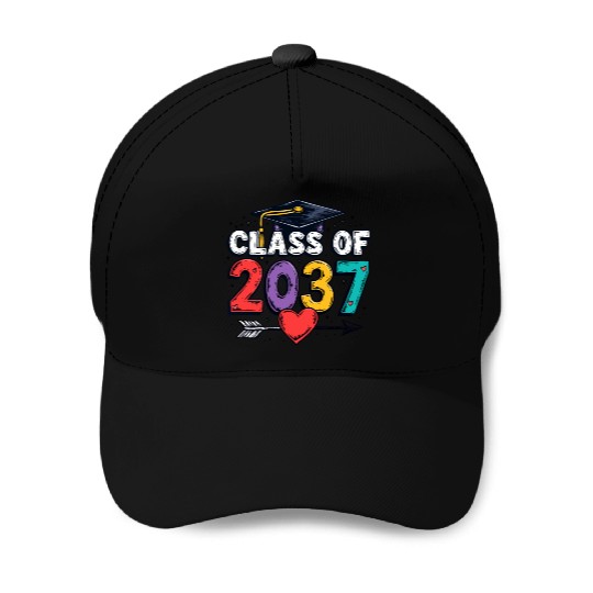 Celebrating the Class of 2037: A Colorful Future Baseball Caps