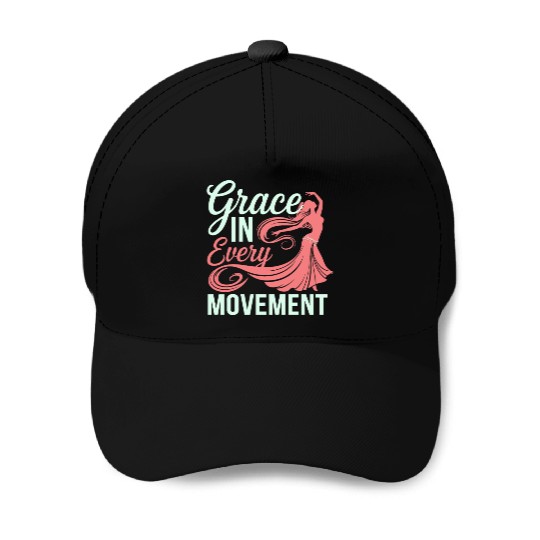 Tribal Fusion Rhythmic Dance Art For Belly Dance Baseball Caps