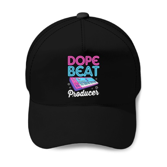80s Beat Maker Dope Beat Analog Music Producer Baseball Caps