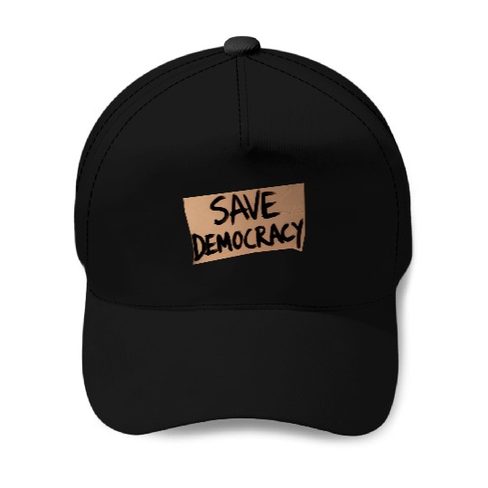 Save Democracy Baseball Caps