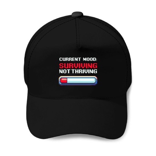Depression Awareness Surviving, Not Thriving Baseball Caps