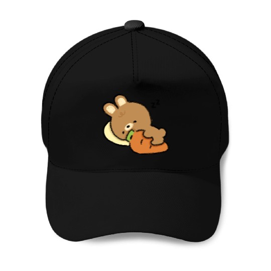 Bunny and Carrot Baseball Caps