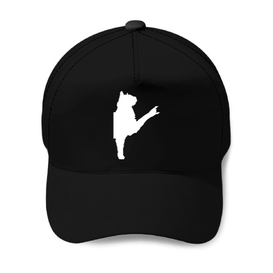 Cat Heavy Metal Hand Gesture Hard Rock Music Pet Baseball Caps