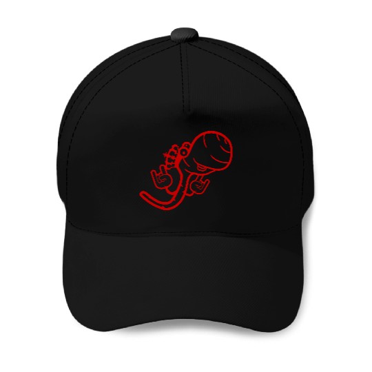 Cute Cool Worm Crown King Party Animal Fun Monster Baseball Caps
