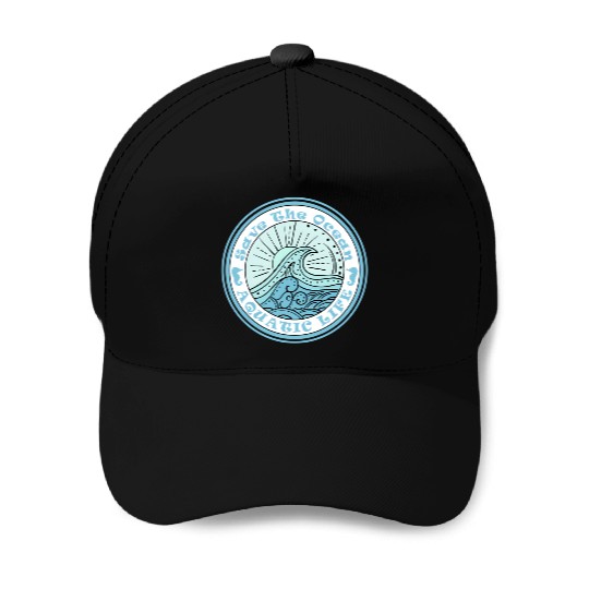 Save The Ocean Baseball Caps