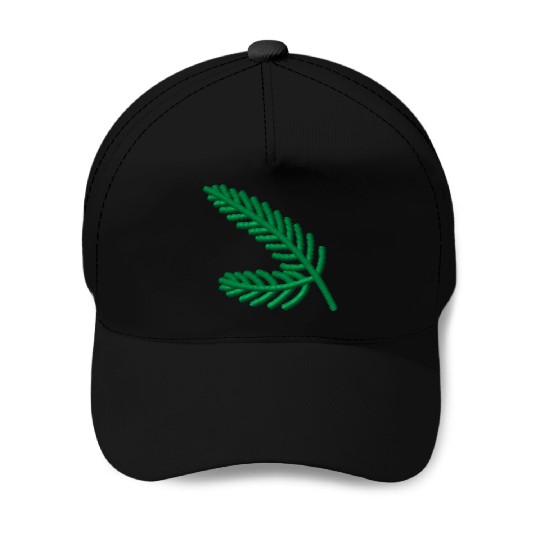 Fir branches embroidered Baseball Caps