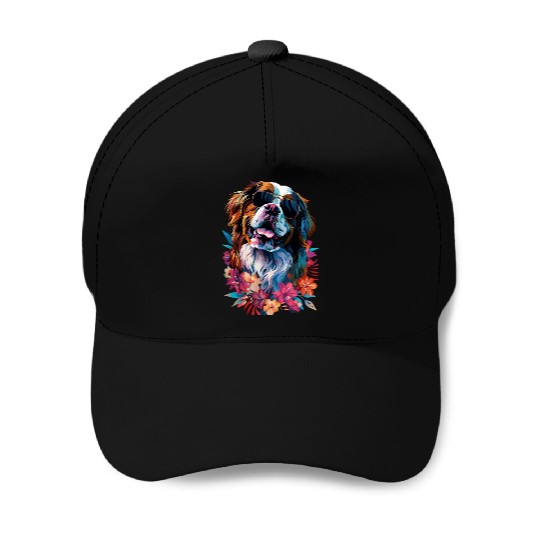 Saint Bernard Baseball Caps