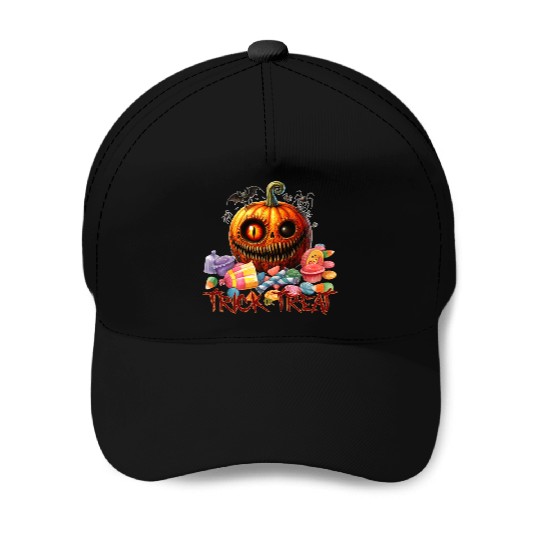 Trick or treat Baseball Caps