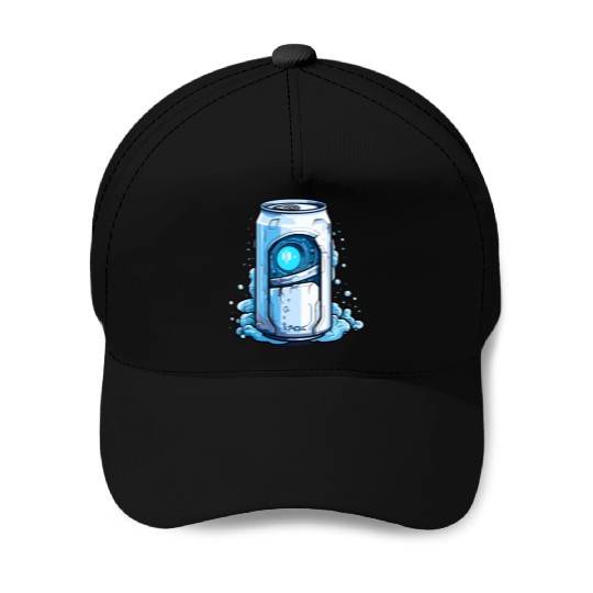 Robot Cyborg Soda Can Baseball Caps