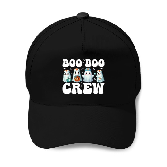 Boo Boo Crew Nurse Gifts Funny Halloween Costume Baseball Caps