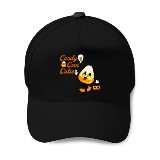 Candy Corn Cutie Baseball Caps