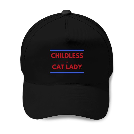 Childless cat lady Baseball Caps