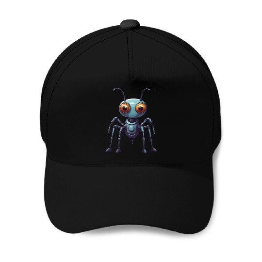 Robot Ant Baseball Caps