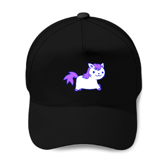 Little Pony Cat Face Little Small Horse Riding Fun Baseball Caps