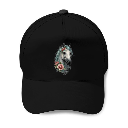 Imaginary horse Baseball Caps