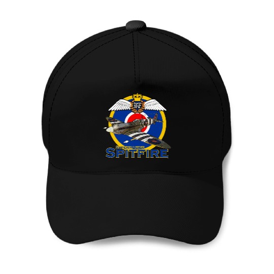 Supermarine Spitfire Baseball Caps