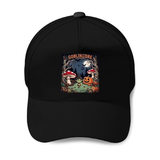 Halloween goblincore enchanted forest goblin Baseball Caps