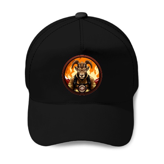 Capricorn Firefighter Baseball Caps