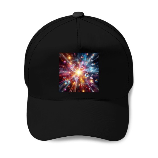 Champagne Supernova Baseball Caps