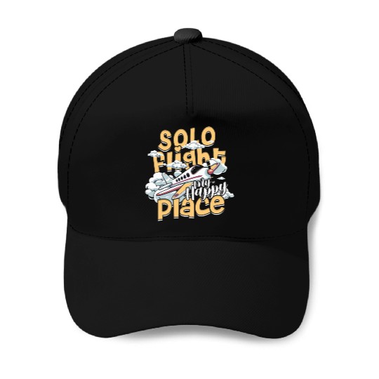 First Solo Flight Pilot Baseball Caps
