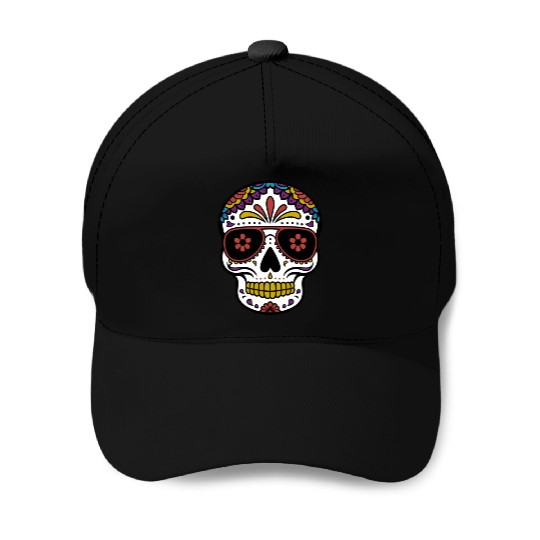 dia de los muertos Back Baseball Caps