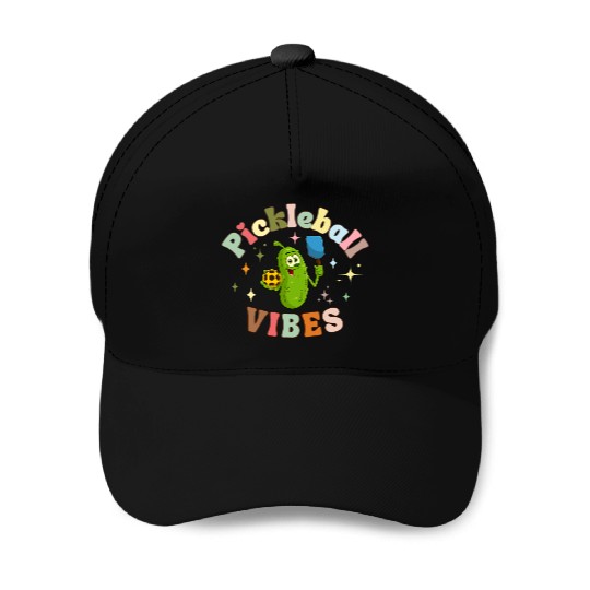Pickleball Vibes Baseball Caps
