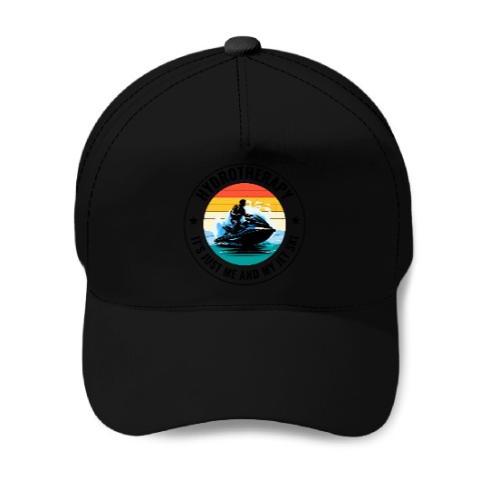 Jet Ski Hydrotherapy Ocean Adventure Watersports Baseball Caps