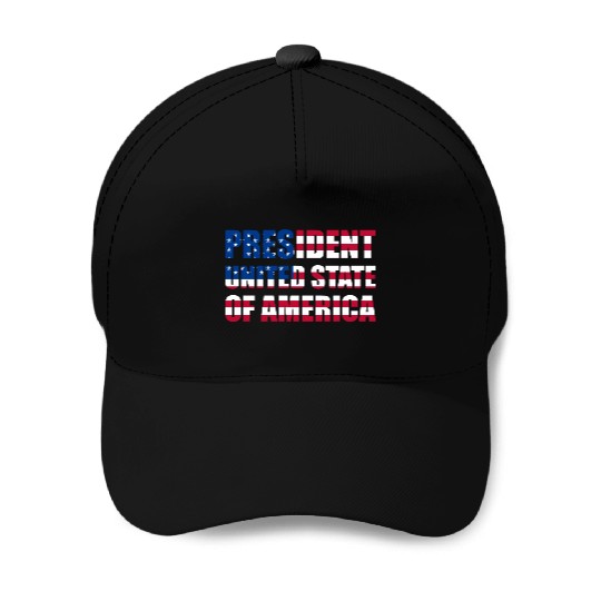 American Flag President Baseball Caps design