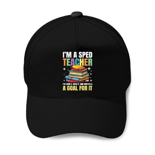 I'm a SPED teacher for a School Counselor Baseball Caps