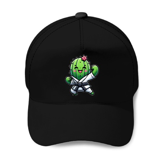 Cactus Cookie Cartoon Sweet Dessert Snack Baseball Caps