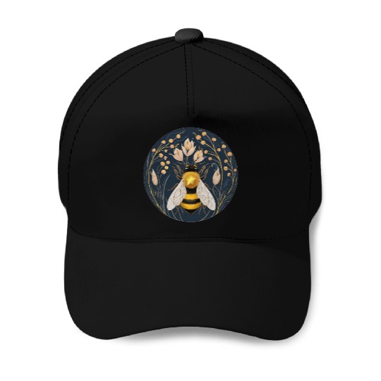Golden Harvest Honey Bee Baseball Caps