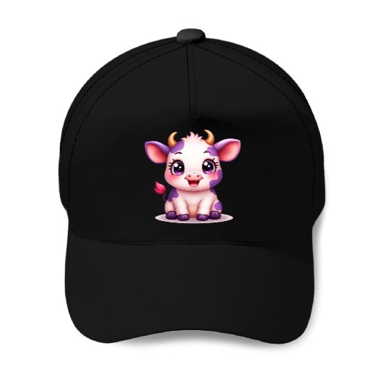 blueberry cow Gift unique Baseball Caps