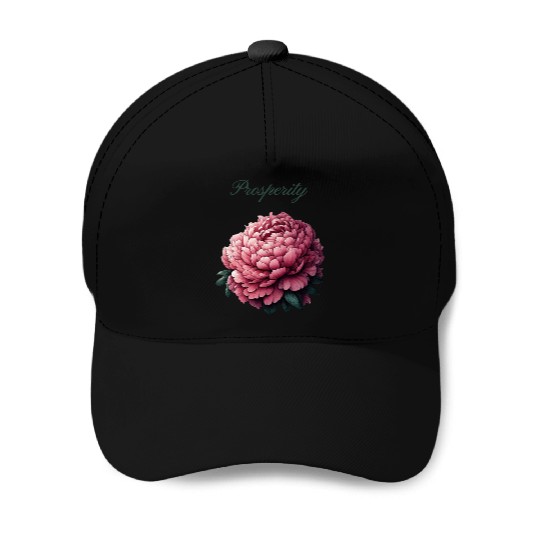 Peony of Prosperity: A Symbol of Wealth Baseball Caps