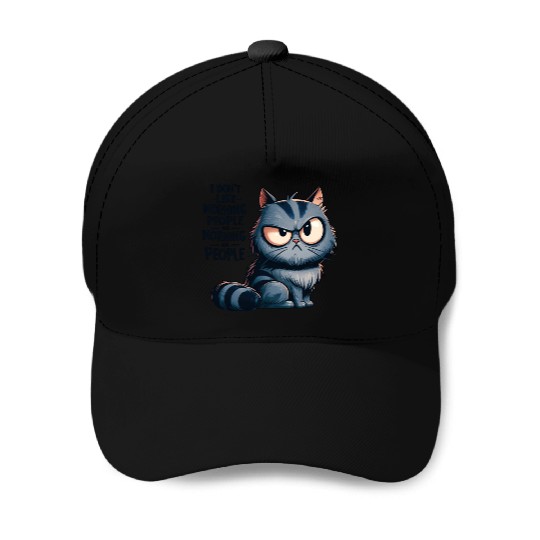 Anti-Morning Grumpy Cat Baseball Caps