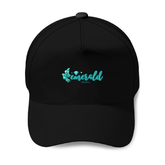 Emerald gemstone jewel Baseball Caps