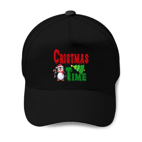 CHRISTMAS TIME Baseball Caps