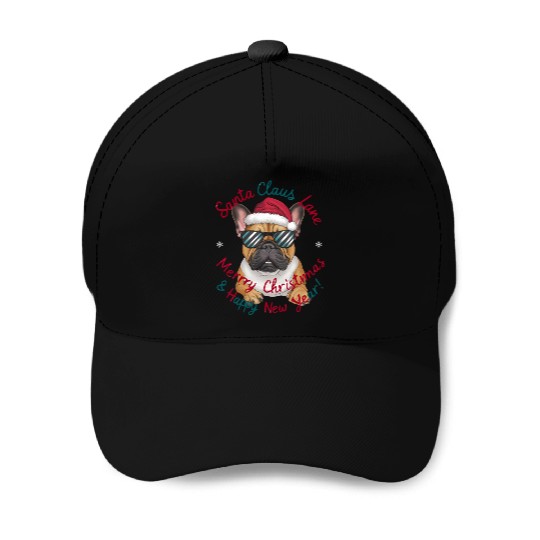 Merry Christmas Happy New Year Baseball Caps