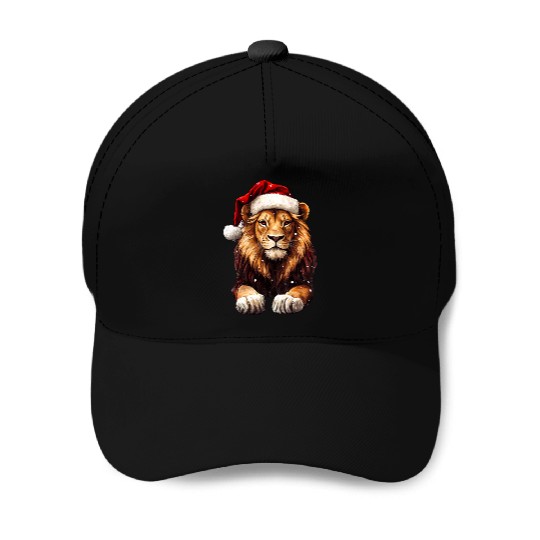 Lions Christmas Baseball Caps