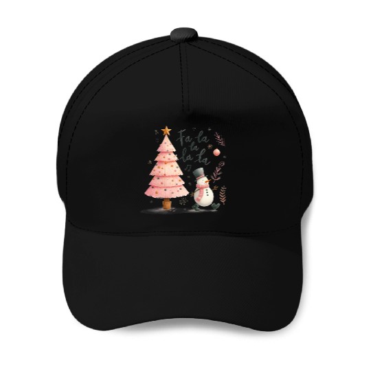 Fa La La La La, Merry Christmas Baseball Caps