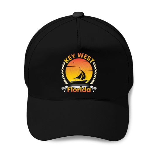 KEY-WEST FLORIDA Sunshine-State West Keys Baseball Caps