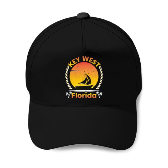 KEY-WEST FLORIDA Sunshine-State West Keys Baseball Caps