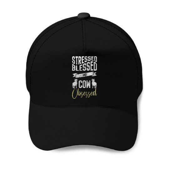 Cows Agriculture Sweet Dairy Cow Baseball Caps