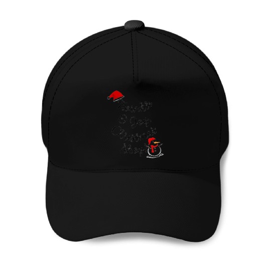 Twinkle and Joy Christmas Ahoy! - Festive Holiday Baseball Caps