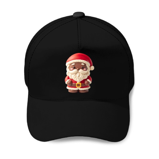 Santa Claus Christmas Chocolate ChocoClaus Baseball Caps