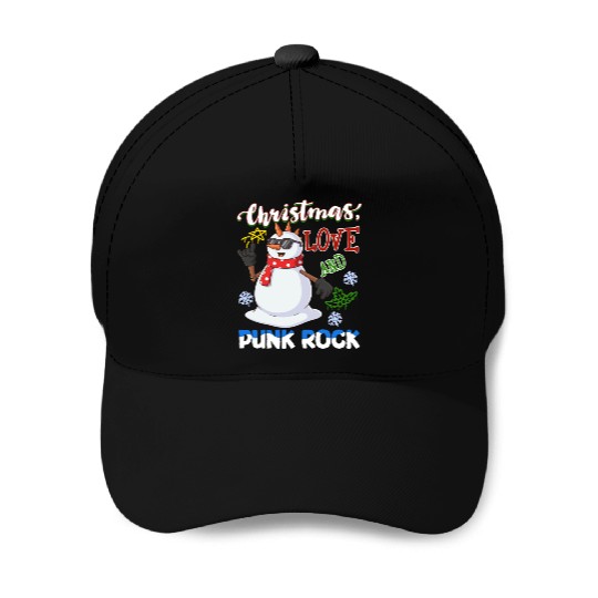 Rocky Christmas: Santa Claus Concert In Punk Rock Baseball Caps