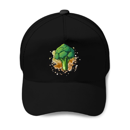Vegetarian Vegan Broccoli Baseball Caps